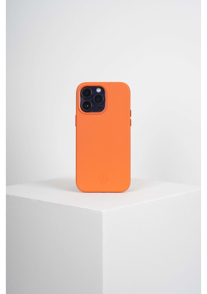 Triton Iphone 15 Pro Max Turuncu Kılıf Magsafe Özellikli Deri Kılıf fiyatları