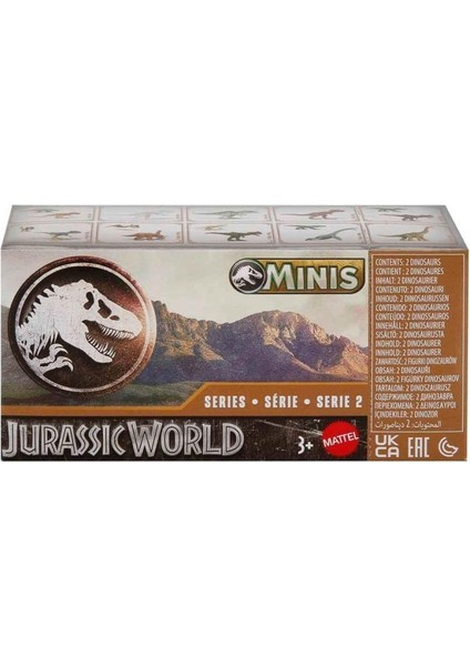 GWP38 Jurassic World Sürpriz Paketli Nessiworld Dinozor Figürleri