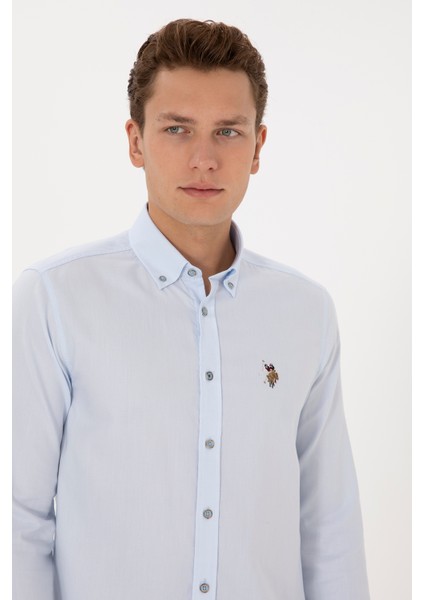Erkek Açık Mavi Gömlek Basic 50307659-VR003 fiyatları
