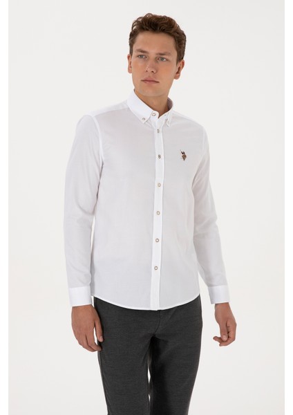 Erkek Beyaz Gömlek Basic 50307659-VR013 modelleri