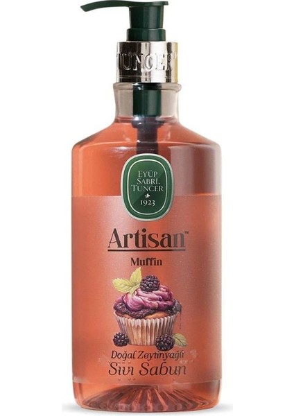 Eyüp Sabri Tuncer Artisan Doğal Zeytinyağlı Sıvı Sabun 600 ml Muffin