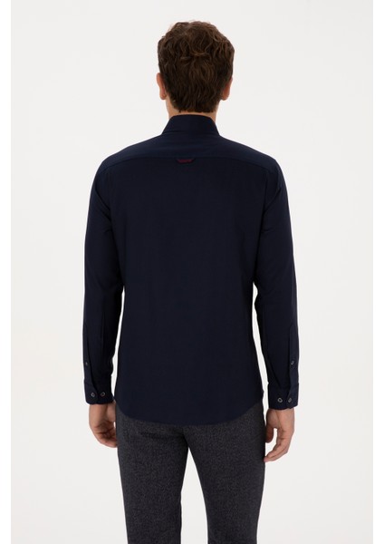 Erkek Lacivert Gömlek Basic 50307659-VR033 indirimleri