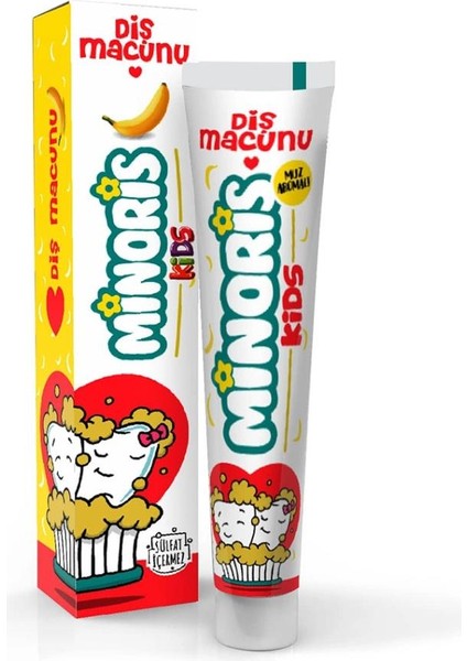 Minoris Kids Organik Diş Macunu 75 ml