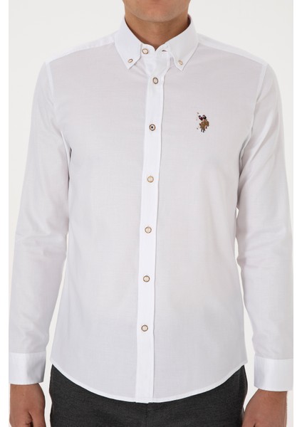 Erkek Beyaz Gömlek Basic 50307659-VR013