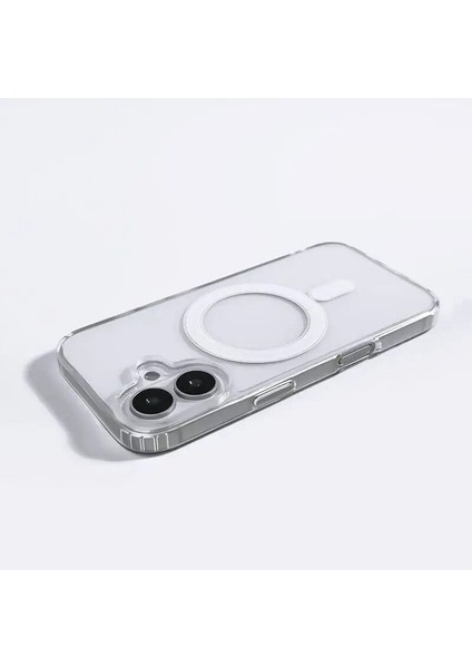 Apple iPhone 16 Uyumlu Kılıf Zebana Sararmaz Clearmag Kılıf (M-Safe Uyumlu) Şeffaf fırsatları