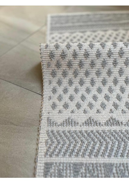 Tapis Bukle Doğal Pamuklu 2'li Banyo Paspas Seti 60X100+50X60 cm - Gri fırsatları