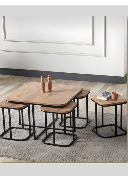 Radon Orta Sehpa Black - Ahşap