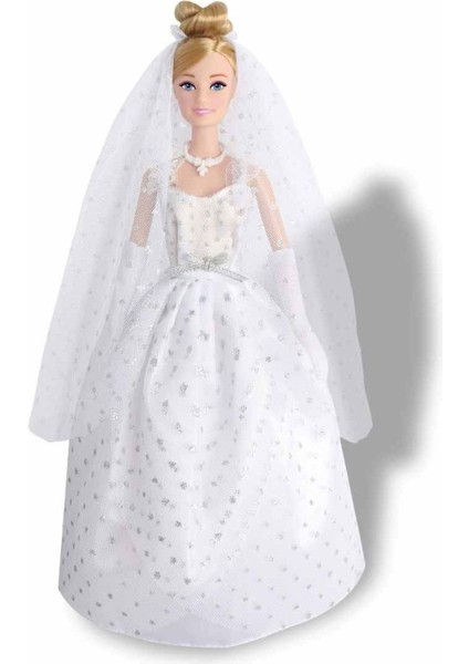 3381 Nessiworld-Rst-Sıs-Gelinlikli Manken Bebek Alisha 29 cm - Nessiworldman fiyatları