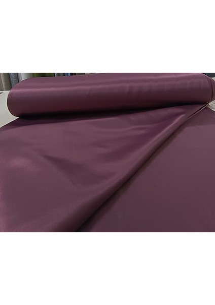 Düz Parlak Saten Fon Perde - Mor - Pilesiz Düz Dikim - STN222