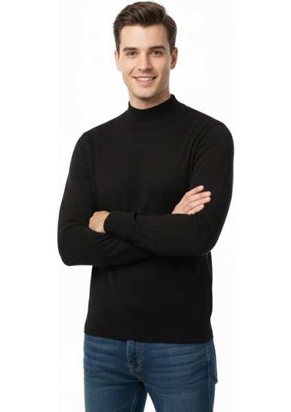 Erkek Yarım Balıkçı Kazak Çelik Örgü Regular Kalıp 4241B BGL-ST04854 fiyatları