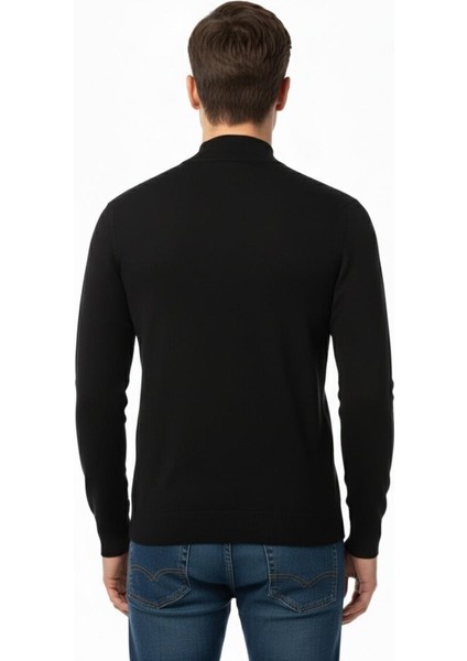 Erkek Yarım Balıkçı Kazak Çelik Örgü Regular Kalıp 4241B BGL-ST04854 fırsatları