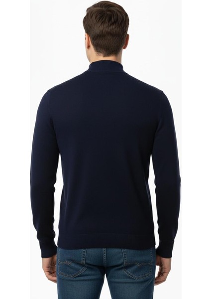 Erkek Yarım Balıkçı Kazak Çelik Örgü Regular Kalıp 4241B BGL-ST04854 fırsatları