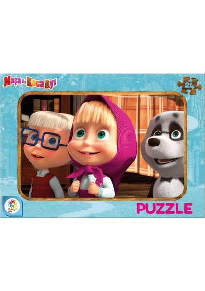 MS7537 Masha Koca Ayı 24 Pcs Frame