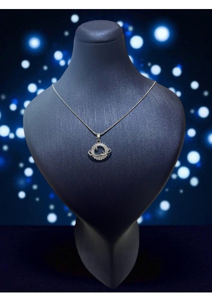 Çelik Kolye Satürn