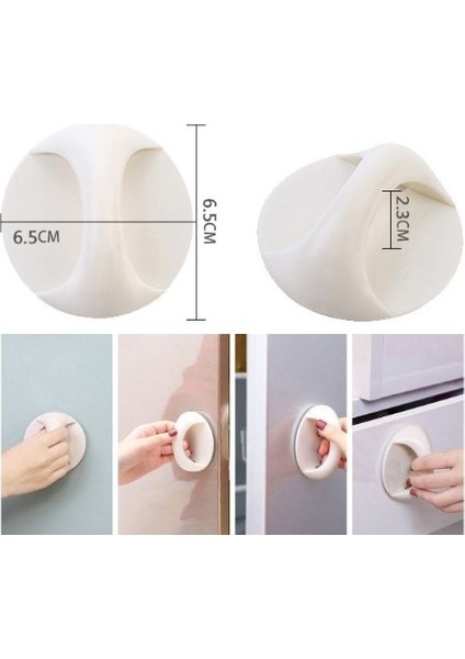 Çok Amaçlı Yapışkanlı Tutacak Kulp 1 Adet modelleri