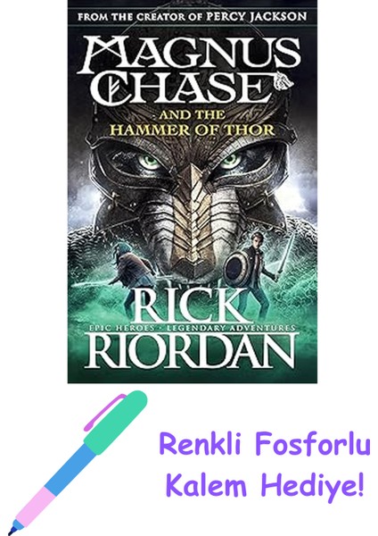 Magnus Chase And The Hammer Of Thor (Book 2) + Fosforlu Kalem Hediye
