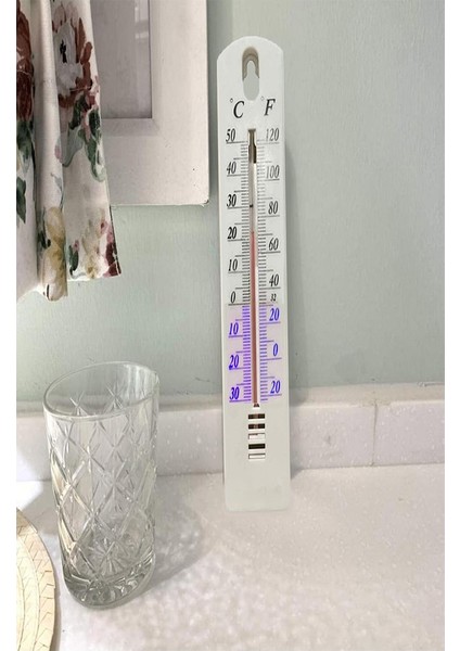 Termometre Plastik 2 Li 1 Paket Duvar Iç ve Dış Mekan Sıcaklık Ölçer Ev Bebek Odası Kuluçka Makinesi modelleri