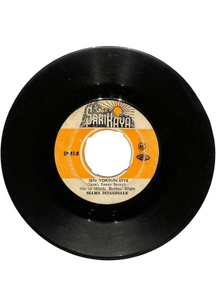 Selma Istanbullu - Hayatımı Sen Mahvettin Sen Yoksun Diye Plak (106) PLK20295 fiyatları