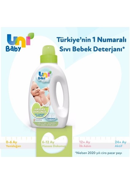 Uni Baby Sensitive Sıvı Çamaşır Deterjanı 1500 ml fırsatları