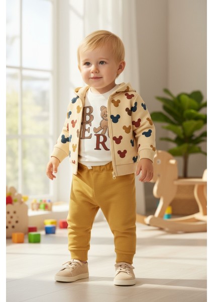 Bear Hırkalı Erkek Bebek Eşofman Takım fiyatları