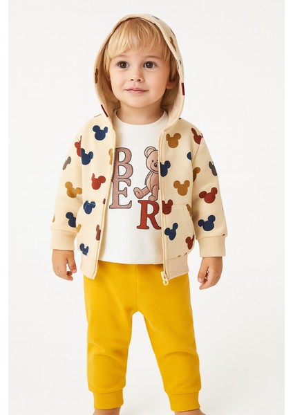 Bear Hırkalı Erkek Bebek Eşofman Takım modelleri
