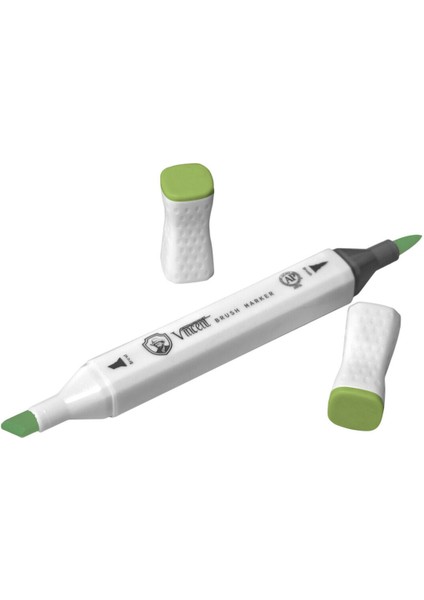 Graph Master Brush Marker G125 Fresh Green modelleri