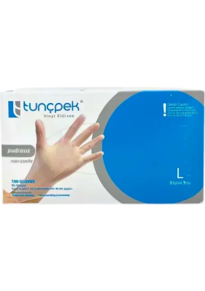Tunçpek Vinyl Eldiven Pudrasız 100 Adet - M fiyatları
