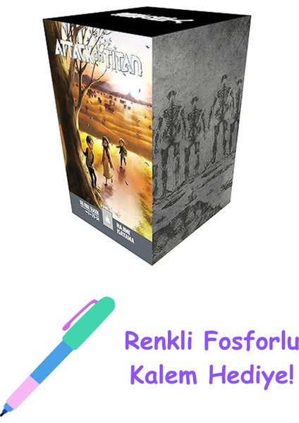 Attack On Titan The Final Season Part 2 Manga Box Set + Fosforlu Kalem Hediye
