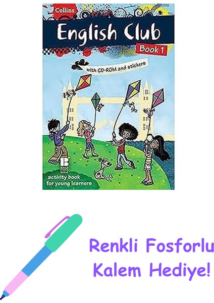 Collins English Club Book 1: Çıkartmalı - Activity Book For Young Learners + Fosforlu Kalem Hediye