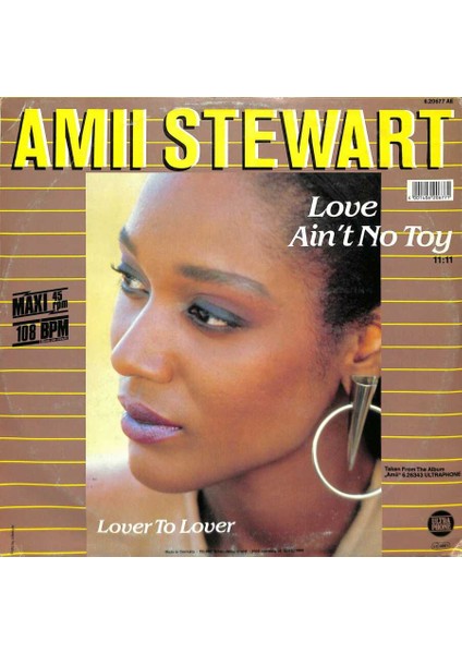 Amii Stewart - Love Aint No Toy Plak (108.5) PLK19737 fiyatları