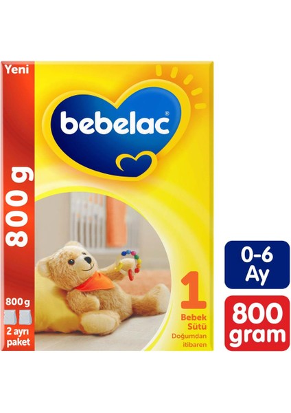 Bebelac Bebek Devam Sütü No1 800 gr