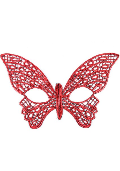Kırmızı Dantel Masquerade Maskesi 7 No fiyatları