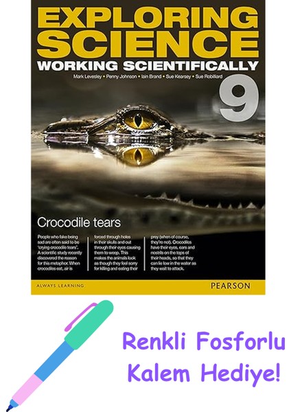 Exploring Science: Working Scientifically Student Book Year 8 + Fosforlu Kalem Hediye