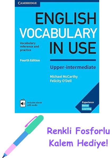 English Vocabulary In Use: Advanced Book With Answers: Vocabulary Reference And Practice + Fosforlu Kalem Hediye