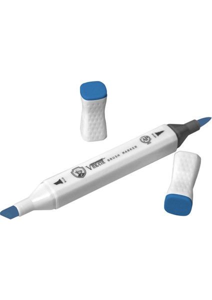 Graph Master Brush Marker B129 Peacock Blue modelleri