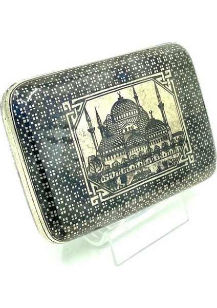 Osmanlı Tuğralı Savatlı Gümüş Tütün Tabakası