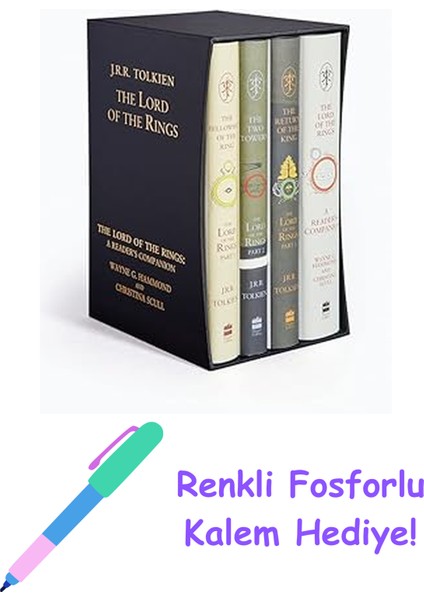The Lord Of The Rings Boxed Set + Fosforlu Kalem Hediye