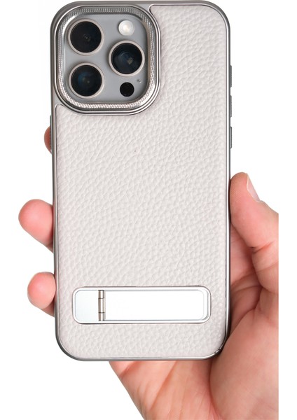 Caseon Iphone 15 Pro Max Gri Manyetik Özellikli Standlı Deri Kılıf fiyatları