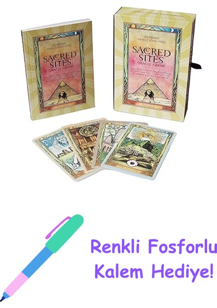 Sacred Sites Oracle Cards: Harness Our Earth's Spiritual Energy To Heal Your Past, Transform Your Present And Shape Your Future + Fosforlu Kalem Hediye