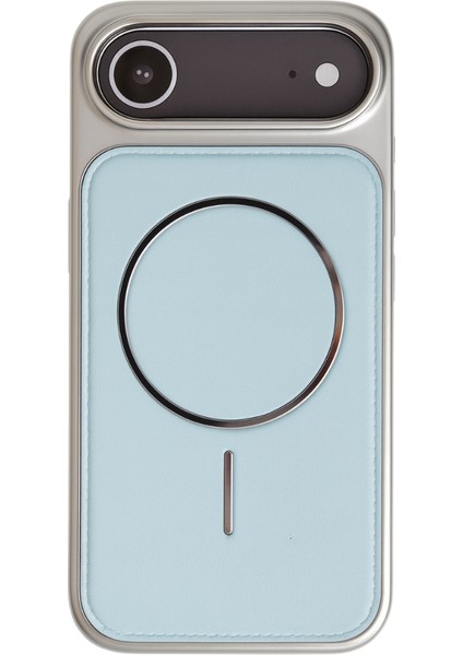 Neomag Case Iphone 17 Air Turkuaz Manyetik Özellikli Deri Kılıf
