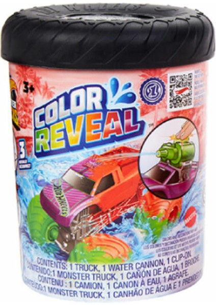 HJF39 Monster Trucnessiworld Color Reveal Renk Değiştiren Araçlar