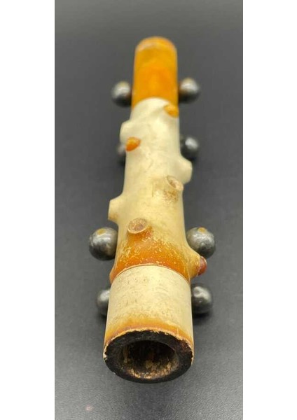 Eski Dönem Gövde Lüle Taşı Tepe Damla Kehribar Sigara Ağızlığı AOB2993 modelleri