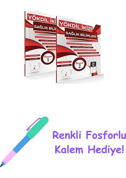 Yökdil Ikizi Sağlık Bilimleri 2 Özgün Deneme Sınavı Dijital Çözümlü + Fosforlu Kalem Hediye