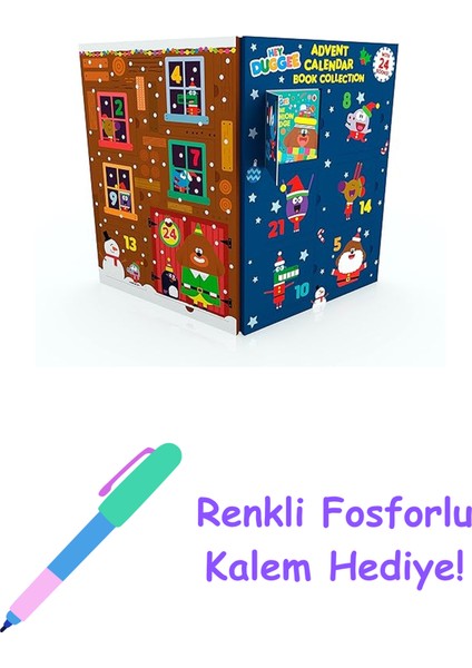 Hey Duggee: Advent Calendar Book Collection + Fosforlu Kalem Hediye