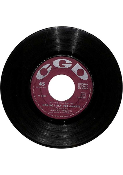 Gigliola Cinquetti - Sei Un Bravo Ragazzo - Non Ho Leta (106.5) PLK16333