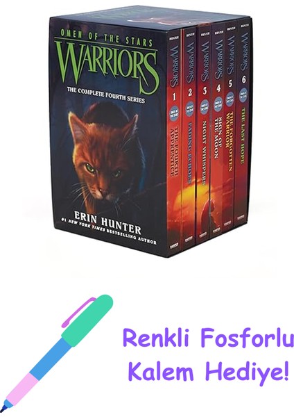 Warriors: Omen Of The Stars Warrıors: Omen Of The Stars Box Set: Volumes 1-6 + Fosforlu Kalem Hediye