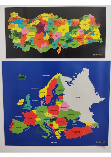 Gez Kazı Avrupa Haritası - 22X18 cm (Magnet) Kazınabilir Harita fırsatları