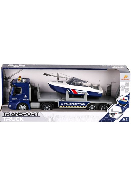 PY8815B Sesli ve Işıklı Bot Taşıyan Tır -Canem Oyuncak