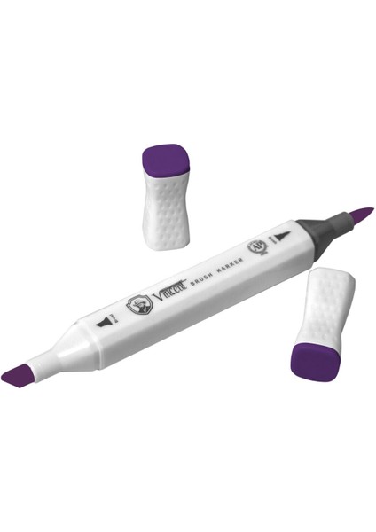 Graph Master Brush Marker V137 Deep Violet modelleri