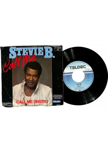 Stevie B - Call Me Call Me (Instrumental) Plak (109.5) PLK19713
